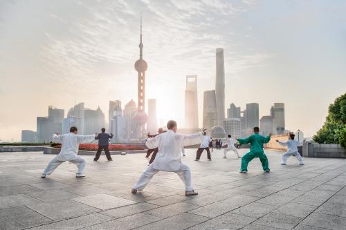 Tai chi in Shanghai