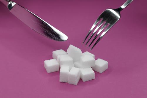 Zuckerwürfel als Mahlzeit